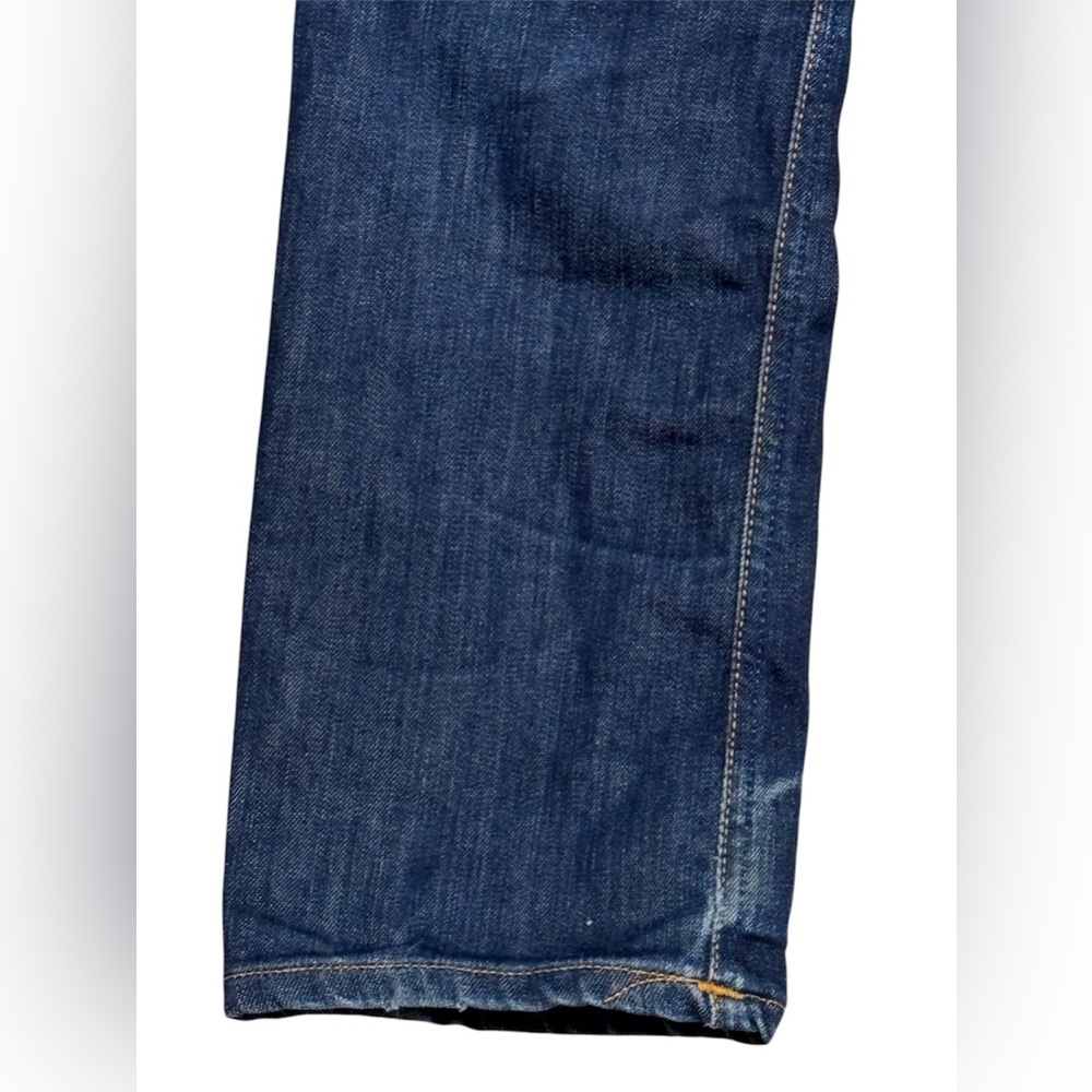 ❌SOLD❌ 134 NUDIE JEANS CO. Men's Thinn Finn Slim Fit Dark Wash Denim Jeans Sz 32 - Picture 4 of 10